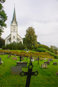 教堂和墓地