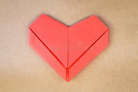 情人节明信片，纸红心