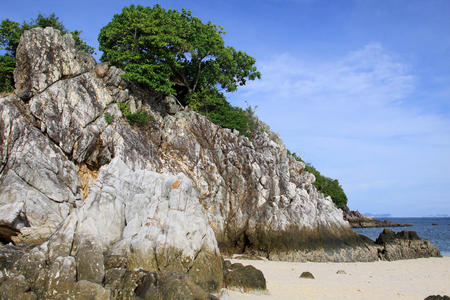 热带岛海湾