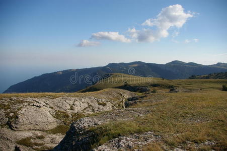 克里米亚山景。