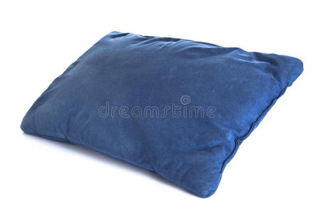亮蓝色枕头