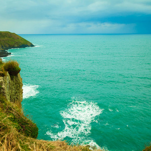 爱尔兰风景。大西洋海岸风光。