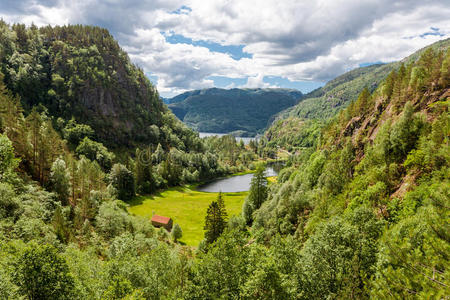 挪威风景。