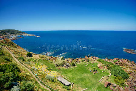 意大利 自然 目的地 夏天 航海 石头 环境 海岸 地中海