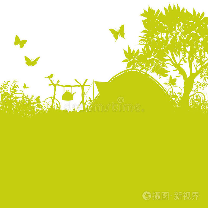 生态学 壁炉 露营 露营者 露营地 草坪 环境 森林 标题