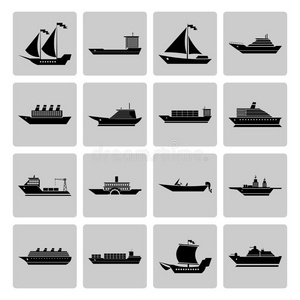 船和船图标集