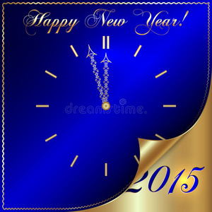 2015年新年祝福矢量图