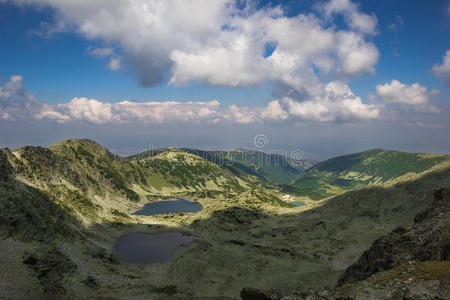 保加利亚的高山湖泊