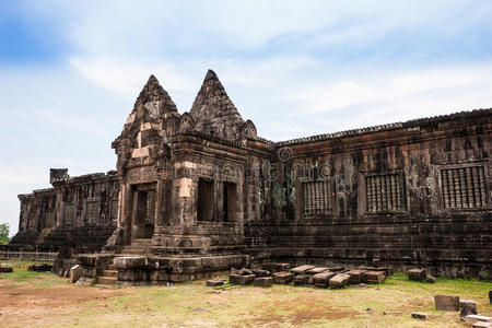 老挝champasak vat phu庙建筑群
