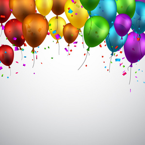 庆祝用气球背景