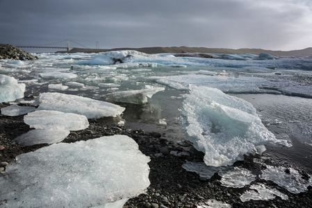 Jokullsarlon，冰岛冰川冰湖