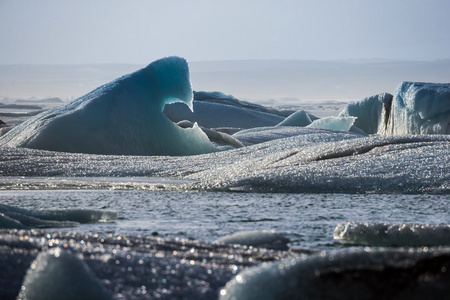 Jokullsarlon，冰岛冰川冰湖