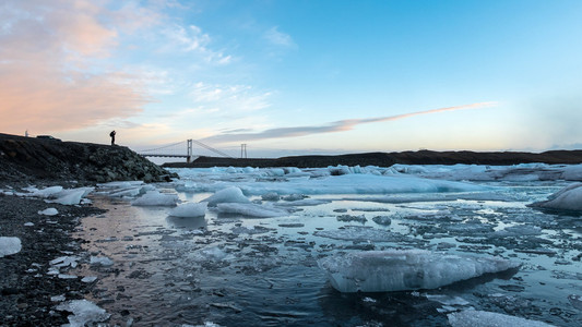 Jokullsarlon，冰岛冰川冰湖