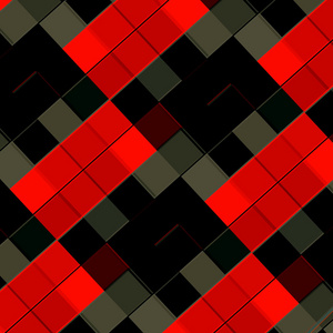 红色灰色黑色瓷砖图案。 抽象纹理设计。 几何形状