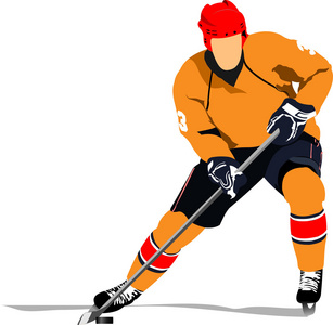 冰球教练图片-冰球教练素材-冰球教练插画-摄图新视界