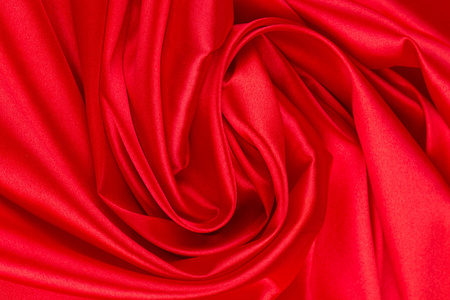 红色的丝绸布