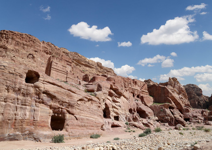 佩特拉，Jordan   它是象征着 Jordan，以及 Jordan 的访问量最大的旅游胜地