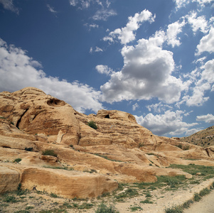 佩特拉，Jordan，中东地区的山