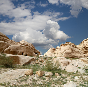 佩特拉，Jordan，中东地区的山