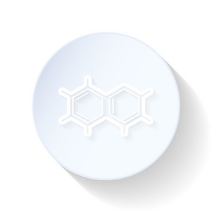 分子化学配方细线图标