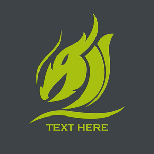 龙的标志矢量设计模板,龙图标照片