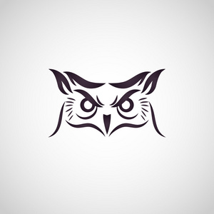 猫头鹰 logo 矢量