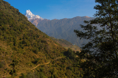 Machhapuchchhre 山鱼尾巴在英语中是一座山