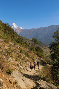 Machhapuchchhre 山鱼尾巴在英语中是一座山