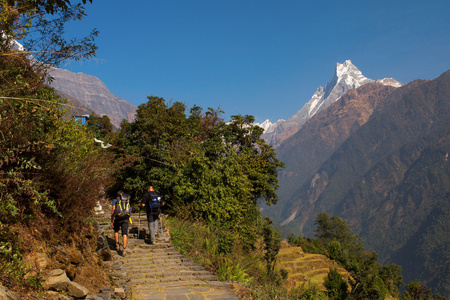 Machhapuchchhre 山鱼尾巴在英语中是一座山