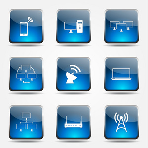 电信通信图标集