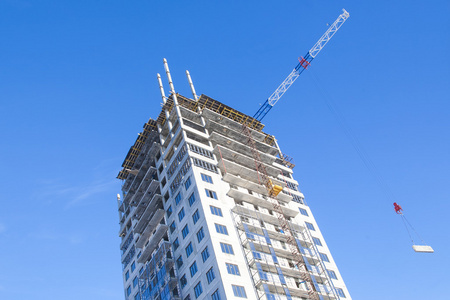 高层住宅建筑施工图片