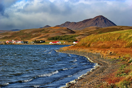 七彩湖，冰岛