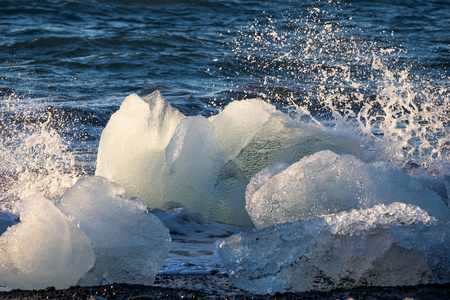 Jokullsarlon，冰岛冰川冰湖