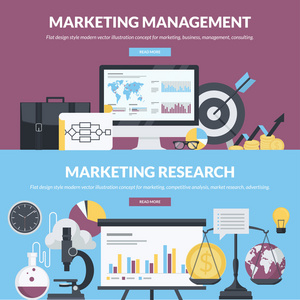 为市场营销 业务 管理 咨询 市场研究 竞争分析 广告平面设计风格概念集