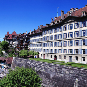 伯尔尼旧镇，瑞士资本和教科文组织世界遗产 ci