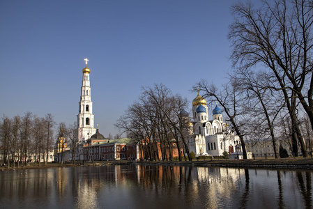 圣尼古拉斯 Ugreshsky NikoloUgreshsky 修道院。捷尔任斯基，俄罗斯莫斯科地区
