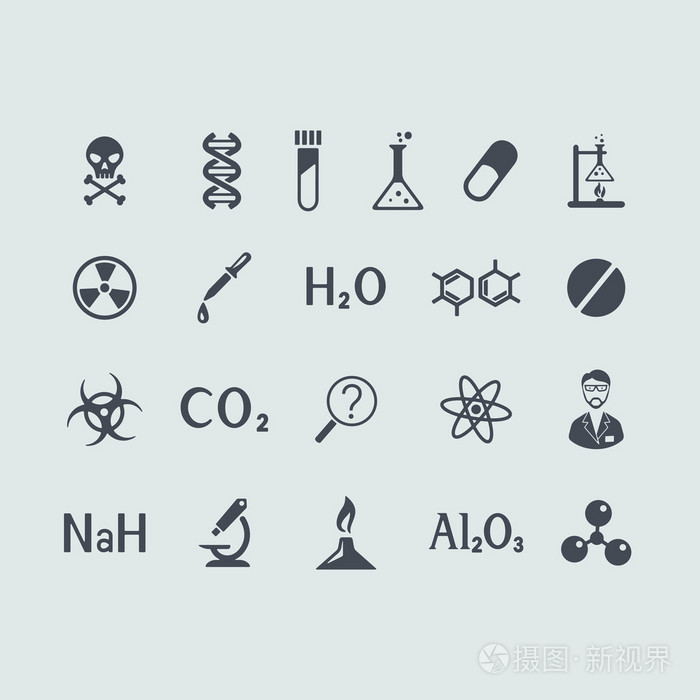 一套化学图标