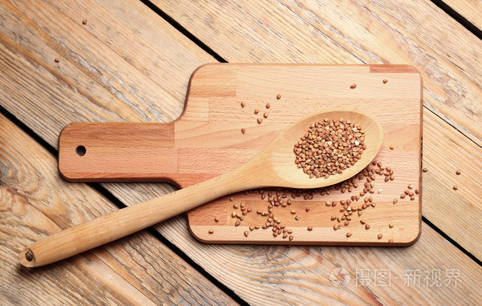 干木菜板一把勺子荞麦