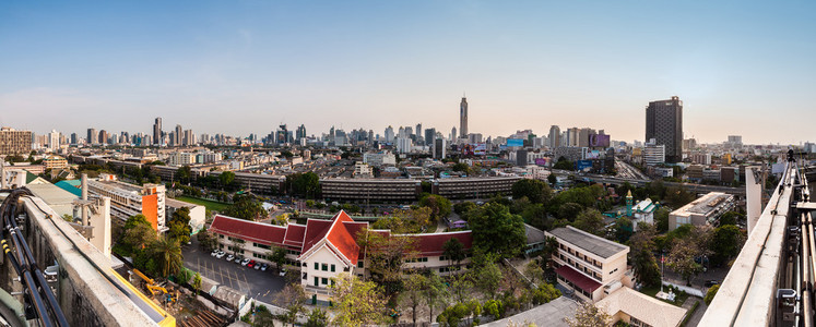 那些心地的城市景观，泰国曼谷