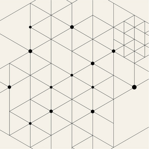 现代黑技术的几何图案