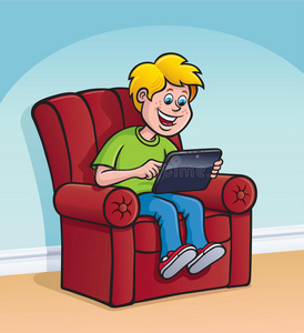 使用平板电脑儿童图片