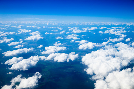 蓝色的天空背景