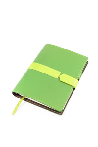 绿色的笔记本封面
