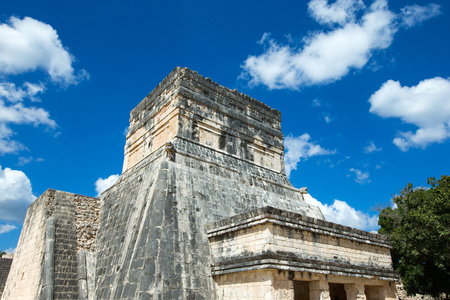 在墨西哥的库库尔坎金字塔