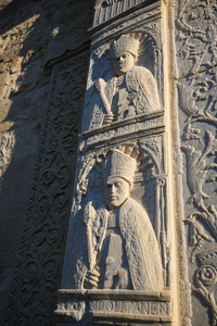 雕塑在奥特兰托大教堂，莱切省 Apuli