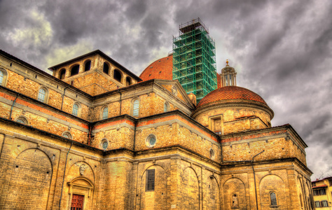 大教堂的 San Lorenzo 佛罗伦萨意大利