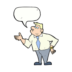 商人与问题泡沫卡通商人问与气泡的问题照片