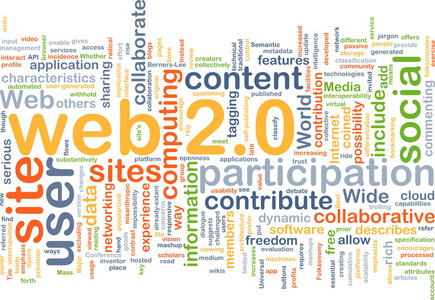 web 2.0 wordcloud 概念图