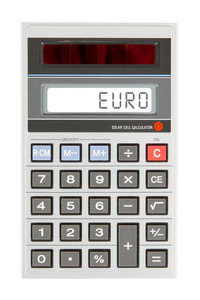 老计算器欧元