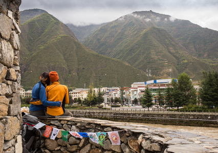 恩爱的夫妻，在旅途上